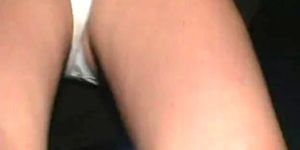 Pussy Stained Panties - Up the skirt stained white panties Porn Videos