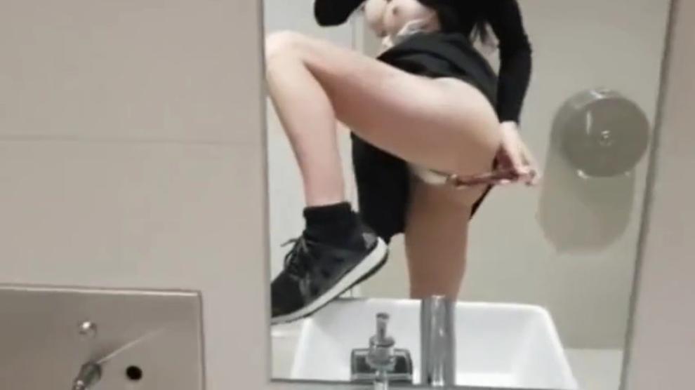 Quickie In Public Restroom Porn Videos