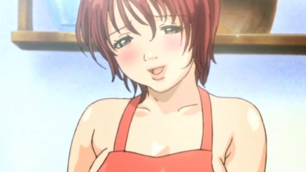 Hentai Girl In Apron Cooking - Hentai hottie wearing just an apron gets fucked Porn Videos