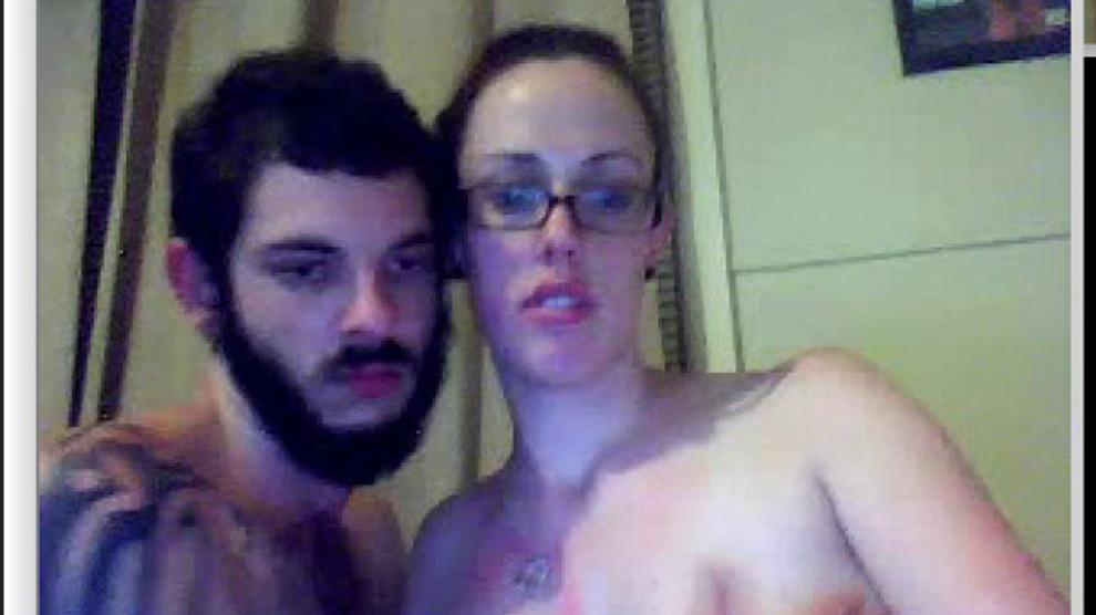Couple on webcam