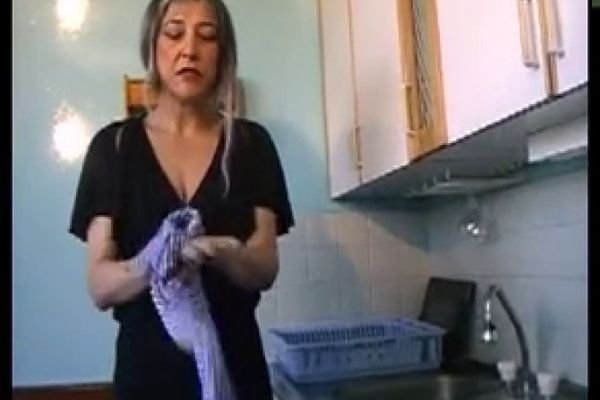 Sweet French Wife With Massive Butt Hard Fucked In The Bathroom