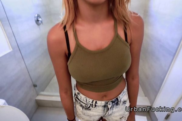 Blonde Hispanic Porn - Big tits petite blonde Latina bangs pov